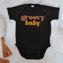 STEVIE Retro 70's Mustard Hippie Groovy Baby