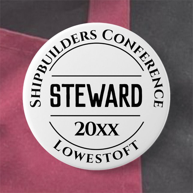 Steward Abzeichen Button (Von Creator hochgeladen)