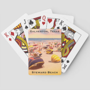Steward Beach, Galveston, Texas Spielkarten
