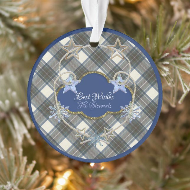 Stewart Blue Dress Original Scottish Tartan (Arbre)