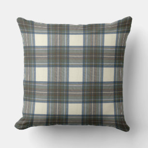 Stewart Blue Dress Original Tartan Square Kissen