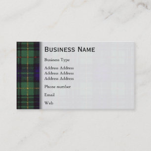 Stewart-Clan, der karierten schottischen Tartan Visitenkarte