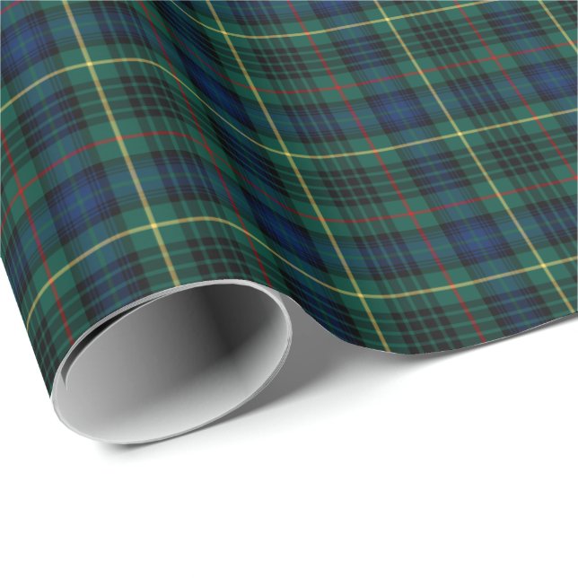 Stewart Clan Hunting Tartan Geschenkpapier (Rolleneckpunkt)