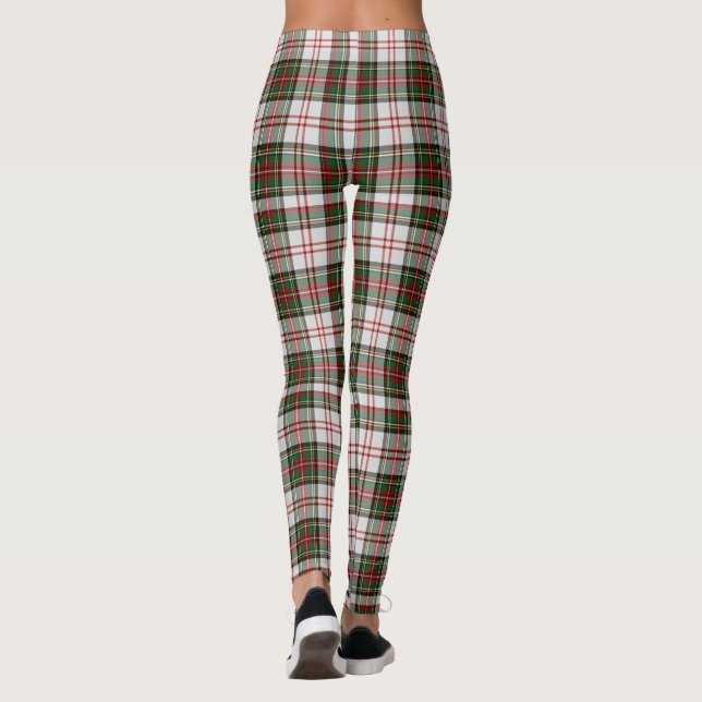 Stewart Clan Tartan Leggings (Rückseite)