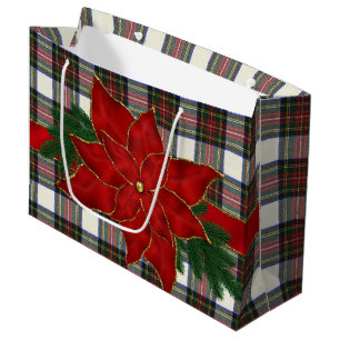 Stewart Dress Modern Scottish Tartan Große Geschenktüte