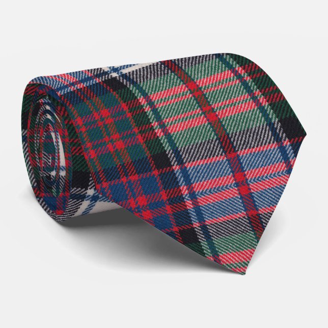 Stewart Dress Modern Scottish Tartan Krawatte (Gerollt)