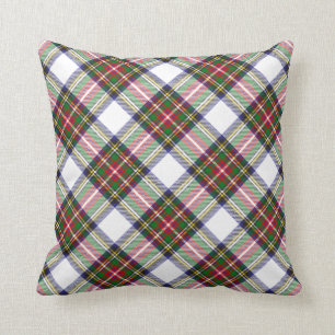 Stewart Dress Modern Tartan Karierte Raute Muster Kissen
