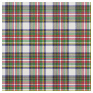 Stewart Dress Modern Tartan Stoff