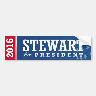 STEWART FÜR PRÄSIDENTEN 2016 AUTOAUFKLEBER