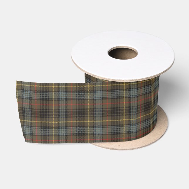 Stewart Hunting Weathered Tartan Kariertes Muster Satinband (Spule)