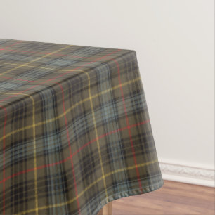 Stewart Hunting Weathered Tartan Kariertes Muster Tischdecke