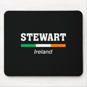 Stewart irischer Familienname St Patricks Day Irla Mousepad