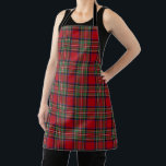 Stewart Kariert Black Red Karo Tartan Schürze<br><div class="desc">Vervollständigen Sie Ihre Geschenkwünsche mit dieser niedlichen karierten Stewart Tartan Schürze für jeden besondere Anlass,  einschließlich Geburtstage,  Jahrestage,  Feiertage</div>