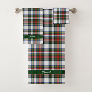 Stewart-KleiderTartan kariert Badhandtuch Set