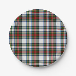 Stewart-Kleidertartan-karierte Papierplatte Pappteller