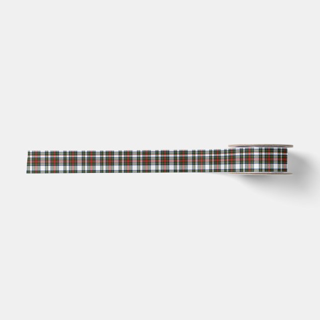 Stewart-Kleidertartan-kariertes Band Satinband (Vorderseite)