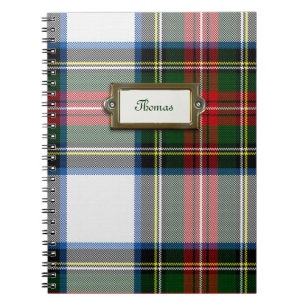 Stewart-Kleidertartan-kariertes Notizbuch Notizblock