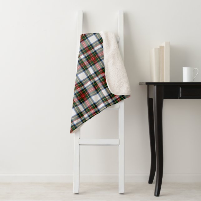 Stewart-Kleidkarierte Sherpa Decke Sherpadecke (Beispiel)