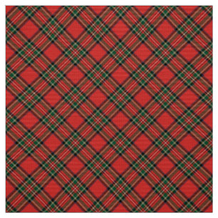 Stewart königlicher Tartan. Stoff