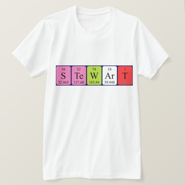 Stewart Periodenname Shirt (Design vorne)