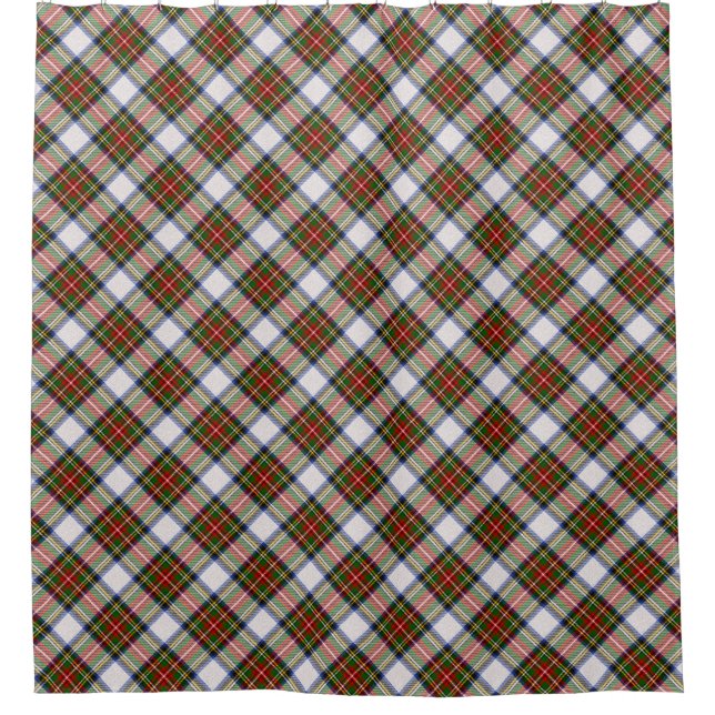 Stewart Royal Dress Kariert Scottish Pattern Duschvorhang (Vorderseite)