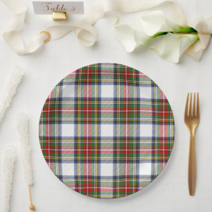 Stewart Royal Dress Plaid schottisches Muster Pappteller