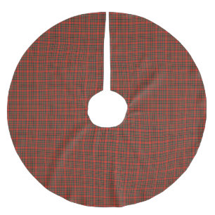 Stewart Royal Tartan Karo schottischer Clan Polyester Weihnachtsbaumdecke
