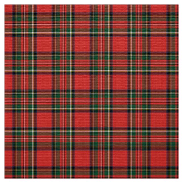 Stewart Royal Tartan. Stoff (Muster)
