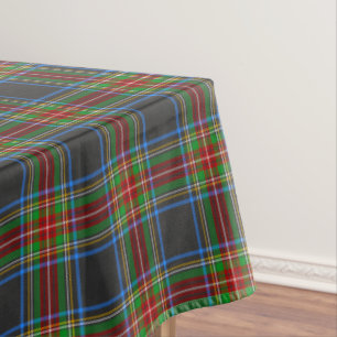 Stewart Stuart Black Clan Tartan Kariert Tischdecke