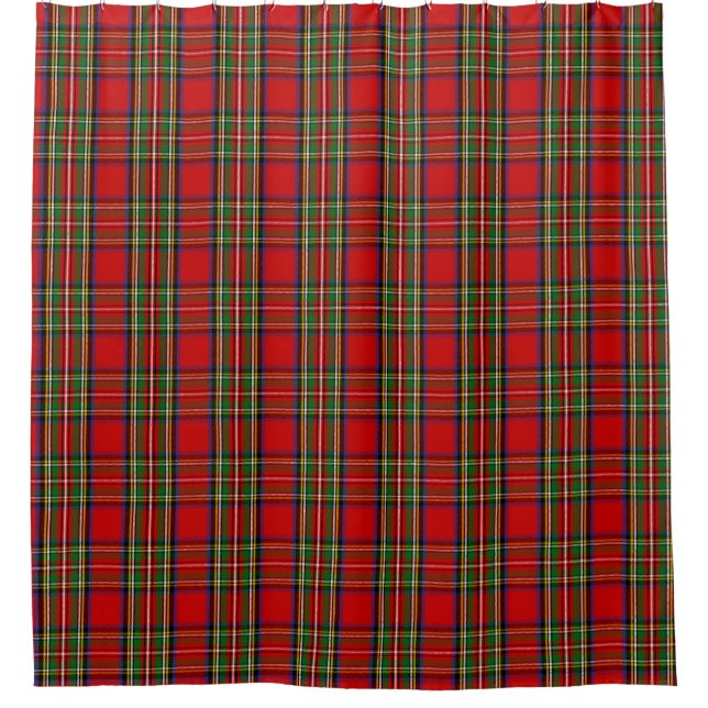 Stewart Tartan Duschvorhang (Vorderseite)