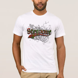 Stewart Tartan Grunge T-Shirt