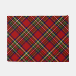 Stewart Tartan Kariertes schottisches Muster Fußmatte