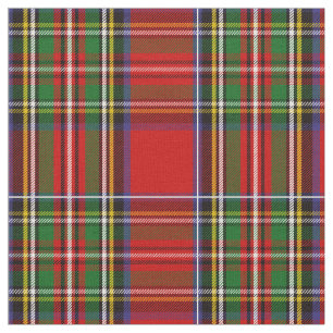 Stewart Tartan Print Stoff