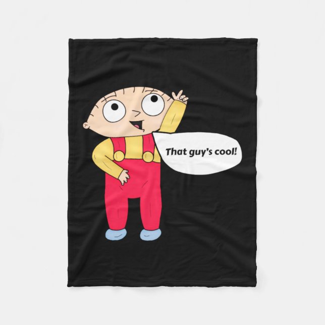 Stewie Griffin Fleecedecke (Vorderseite)