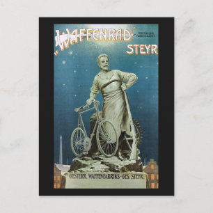Steyr Firearms arrad Advert Vintag Postkarte