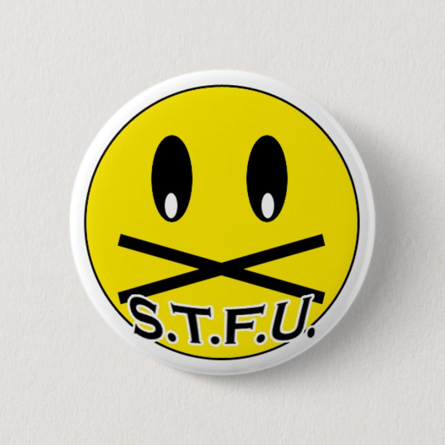 STFU Knopf Button (Vorderseite)