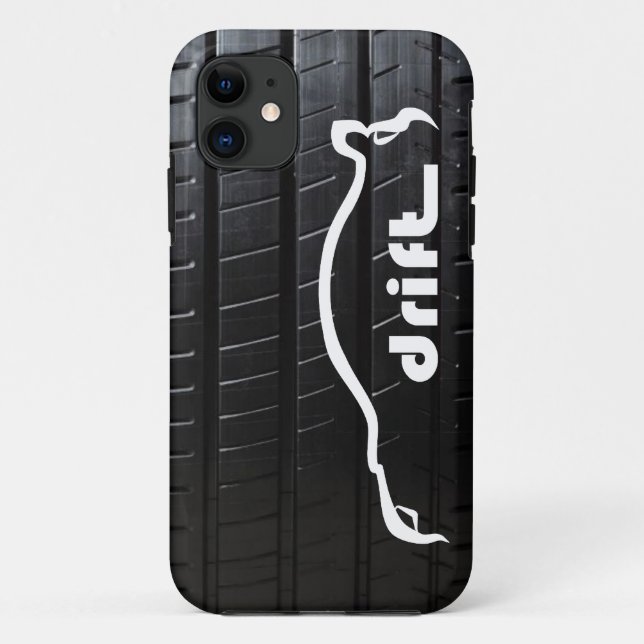 STI "Drift" mit Reifenprofil Case-Mate iPhone Hülle (Rückseite)