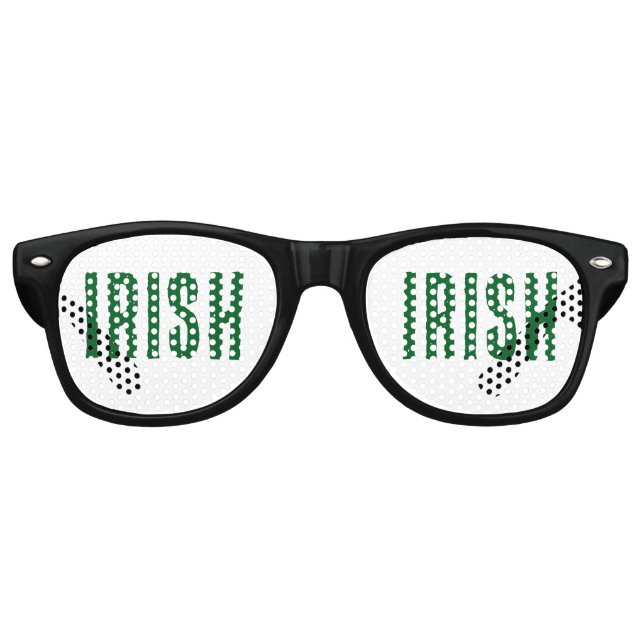 STI. PATRICK'S DAY IRISH SUNGLASSEN PARTYBRILLE (Vorderseite)