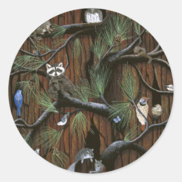 Sticer "Bark" Runder Aufkleber