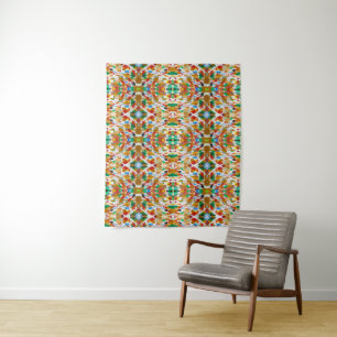 STICH 015 - Abstraktes Acryl - Tapestry Wandteppich