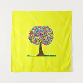 STICH 095 - Baumband Wandteppich