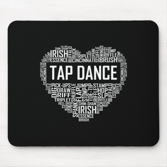 Stich Dance Heart Lover Geschenk Stich Dancer Gesc Mousepad (Vorne)