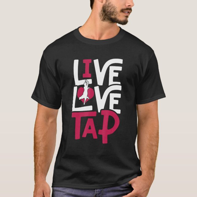 Stich Dance Stich Dancer Live Liebe Gestochen T-Shirt (Vorderseite)