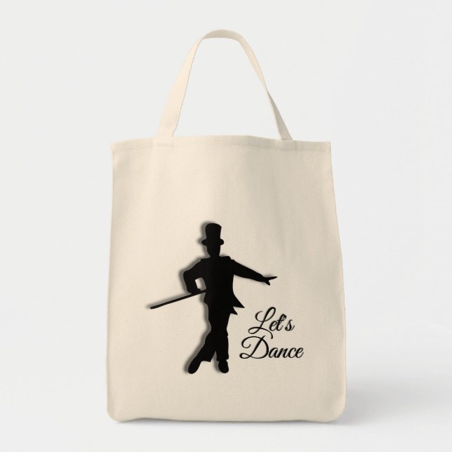 Stich Dancer Let's Dance Large Tote Bag Tragetasche (Vorne)