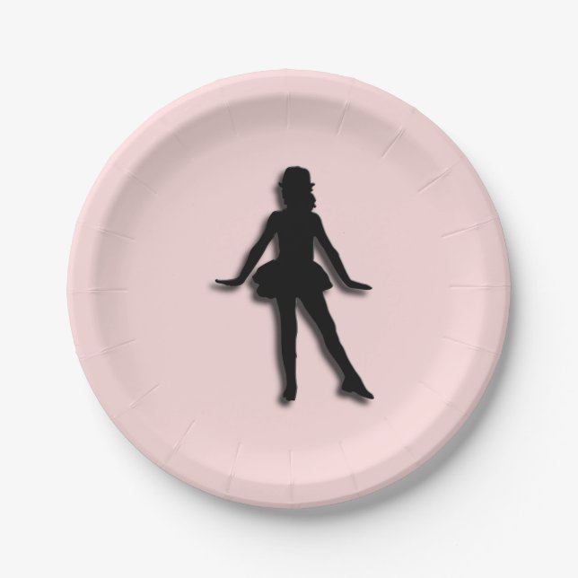 Stich Dancer Pink Pappteller (Vorderseite)