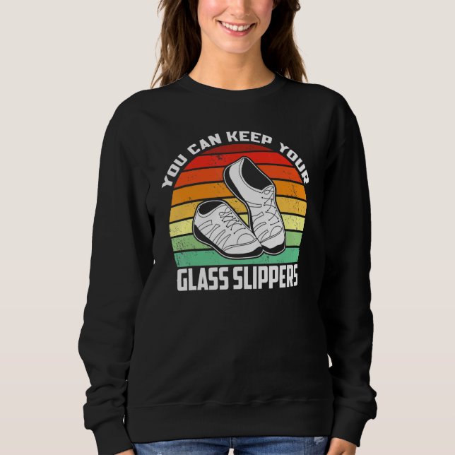Stich Dancing Sie können Ihre Glass Slippers Rhyth Sweatshirt (Vorderseite)