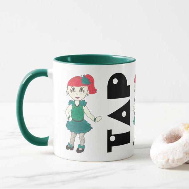 STICH-Klassentänzer-Choreograf-Geschenk Tasse (Mit Donut)