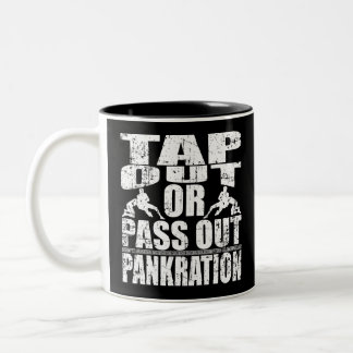 Stich oder Weitergabe der Bezahlung Zweifarbige Tasse