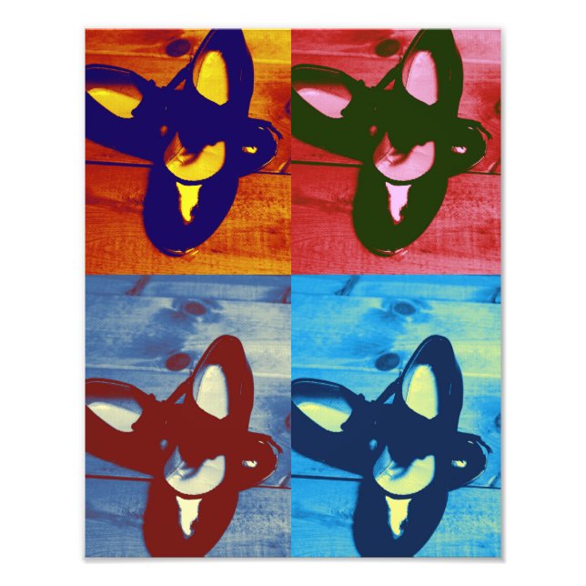 Stich Shoes Pop Art Fotodruck (Vorne)