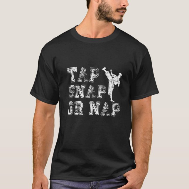 Stich Snap oder Nickerchen Bjj brasilianischer Jiu T-Shirt (Vorderseite)